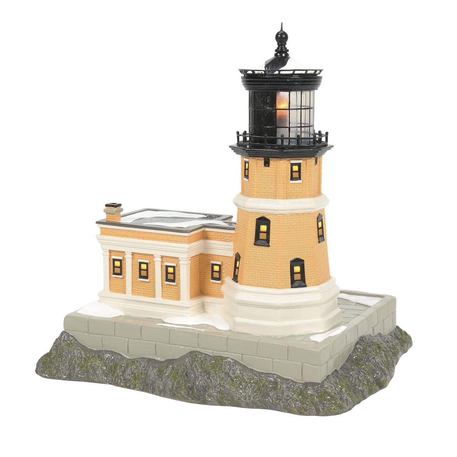Snow Village Split Rock Lighthouse, set of 2 #6011420